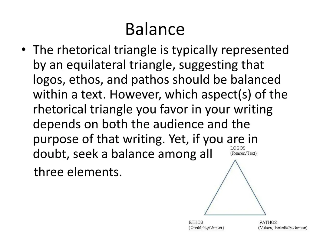 balance