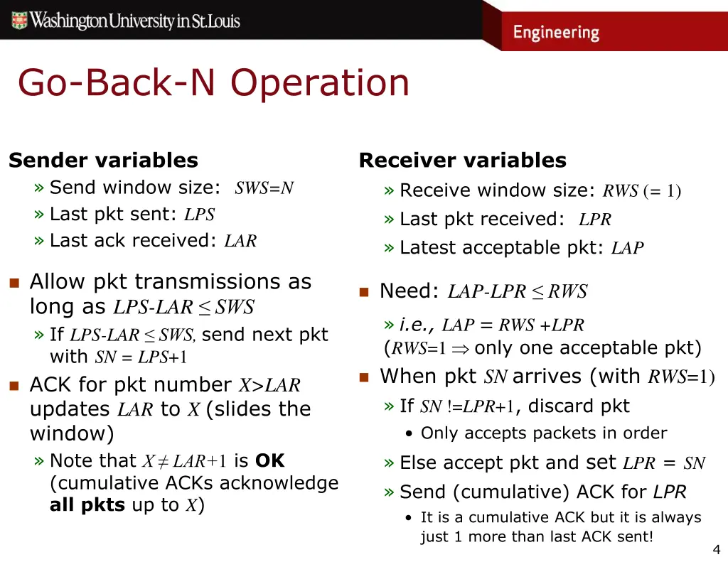 go back n operation