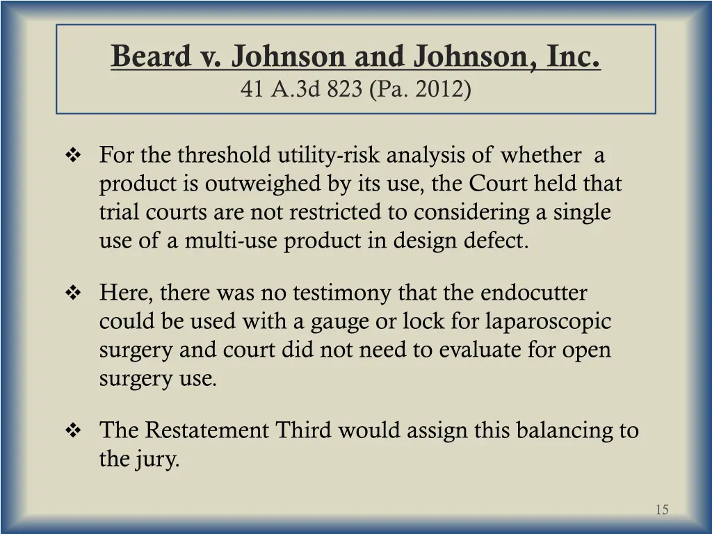 beard v johnson and johnson 2