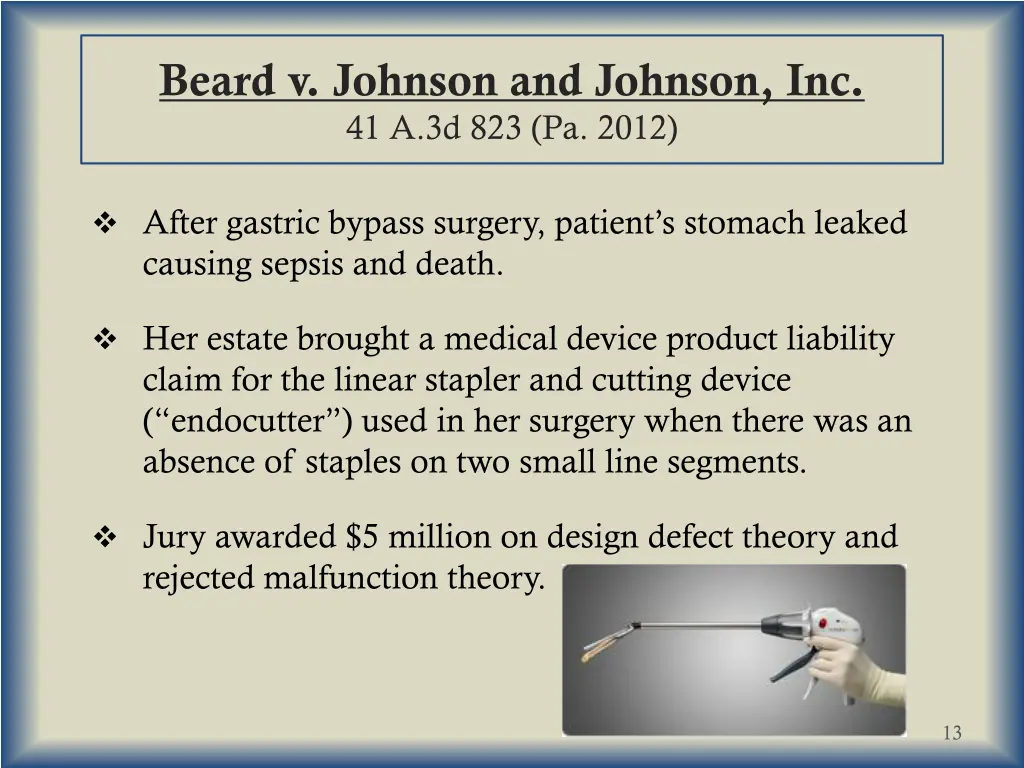 beard v johnson and johnson
