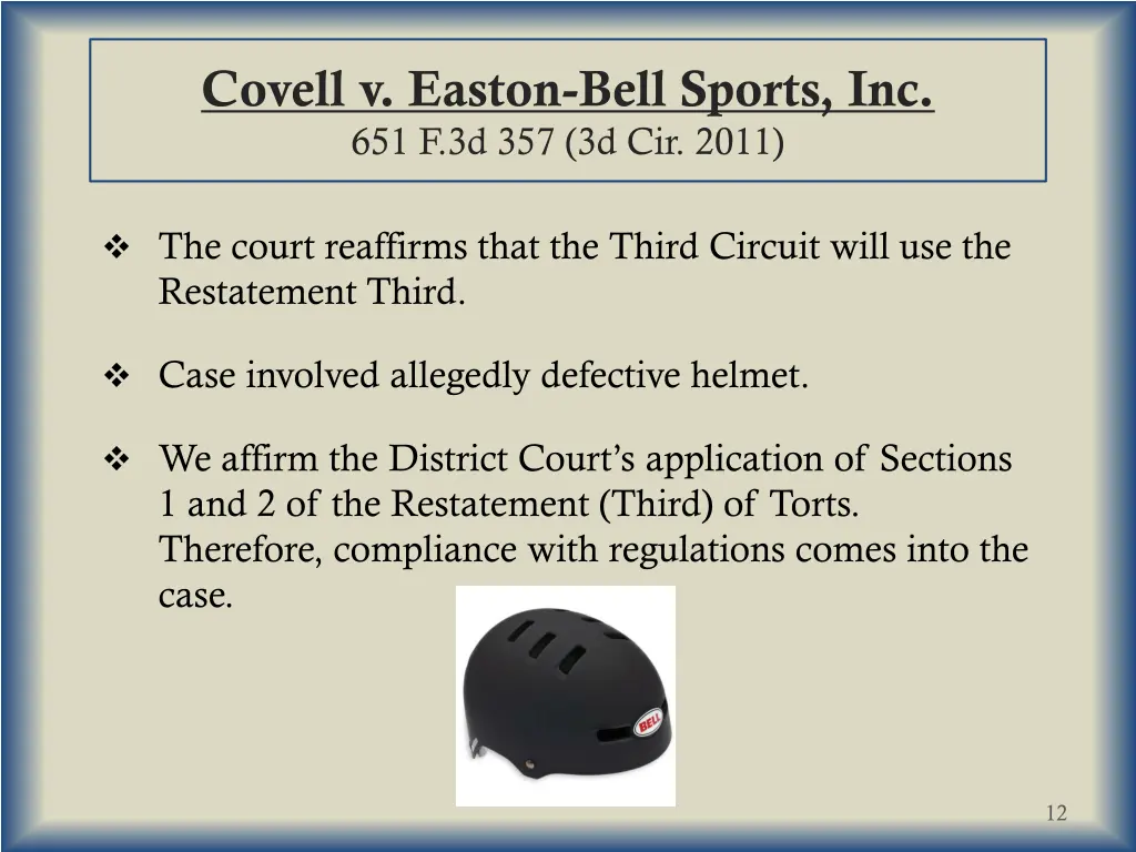 covell v easton bell sports