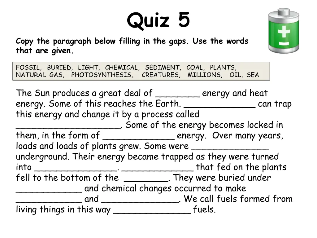 quiz 5