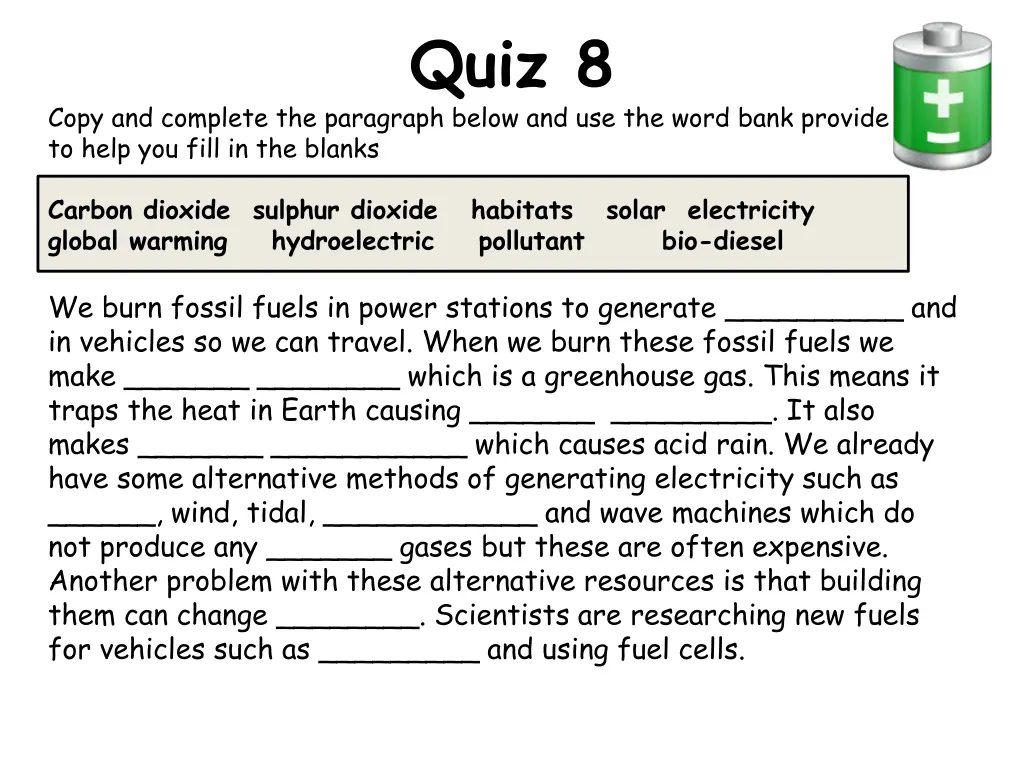quiz 8