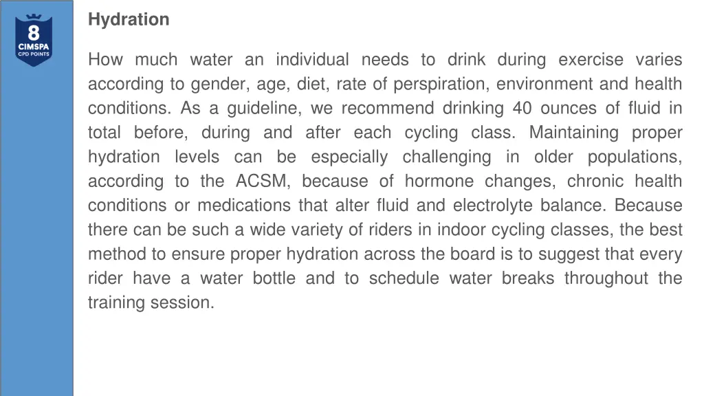 hydration 1