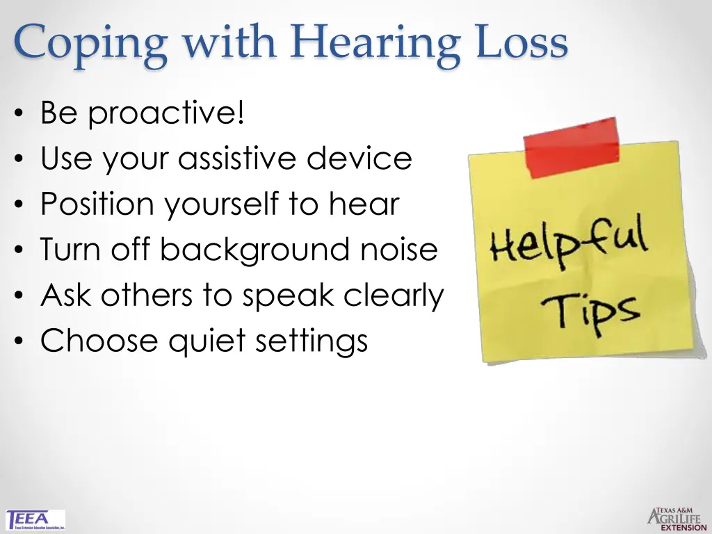 coping with hearing loss