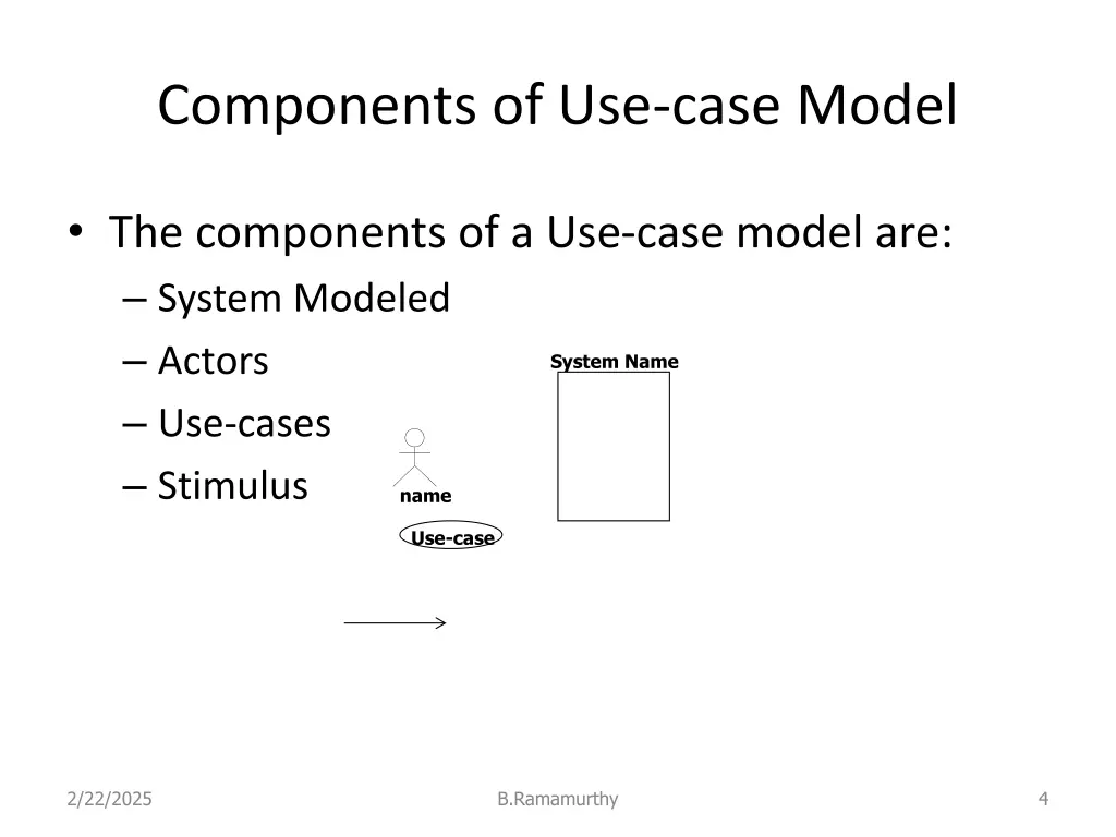 components of use case model