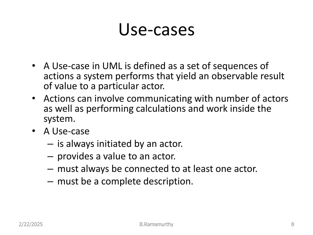 use cases