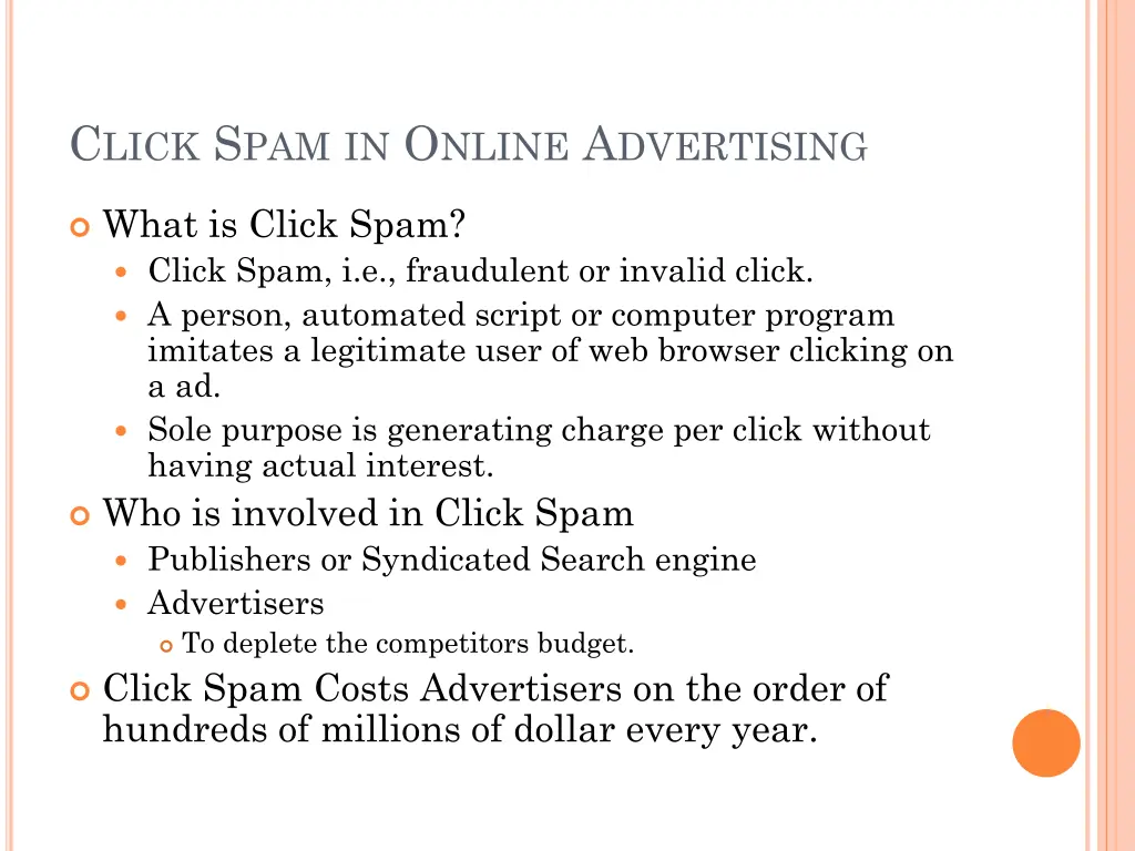 c lick s pam in o nline a dvertising
