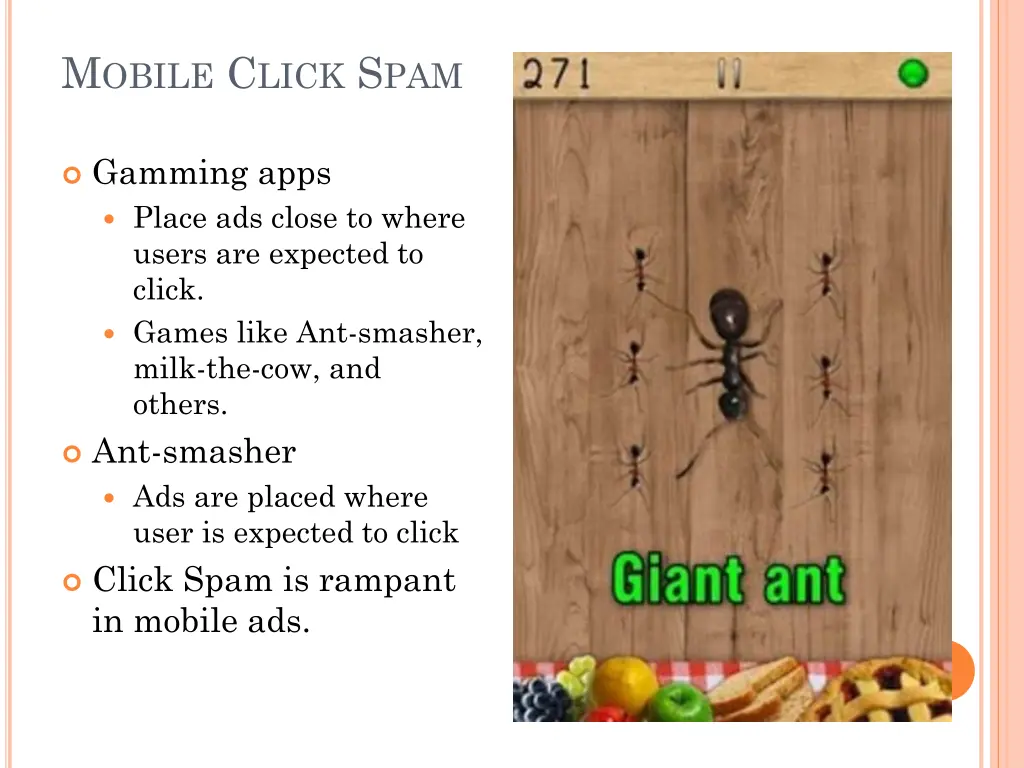 m obile c lick s pam