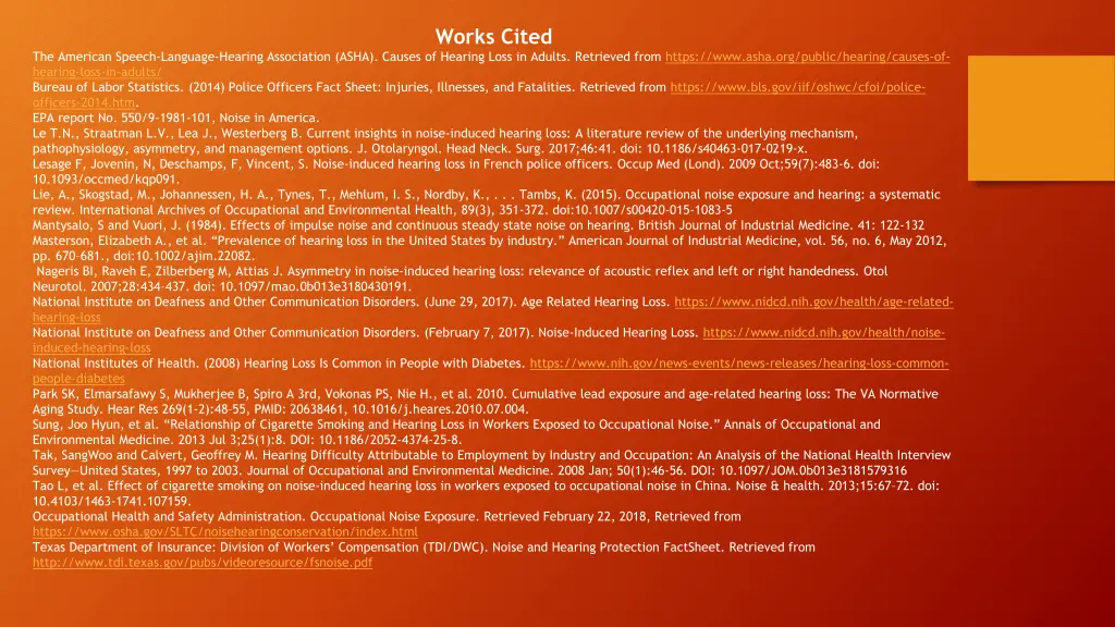 works cited