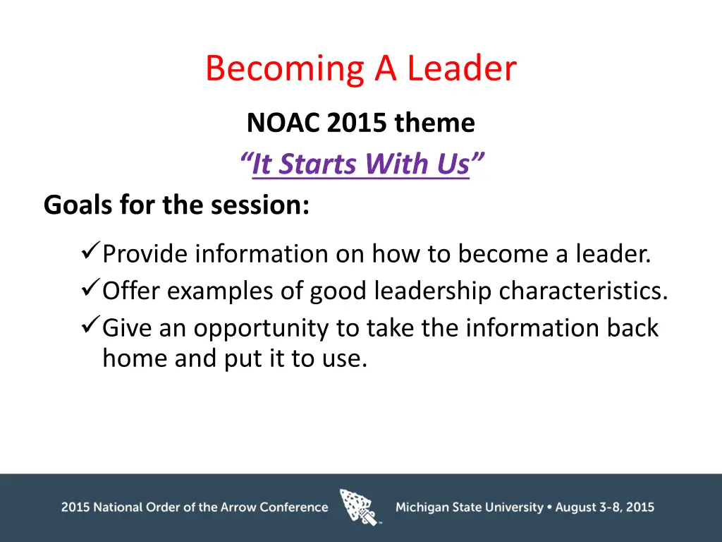 becoming a leader 1