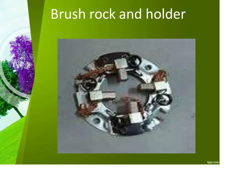 brush rock and holder