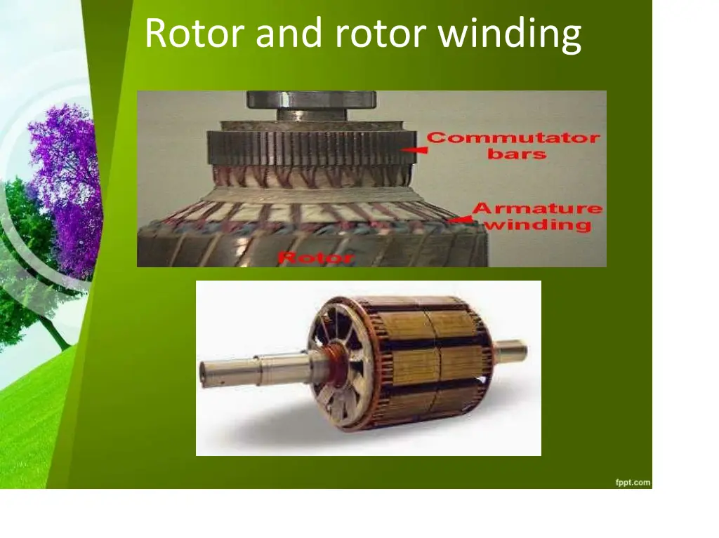 rotor and rotor winding