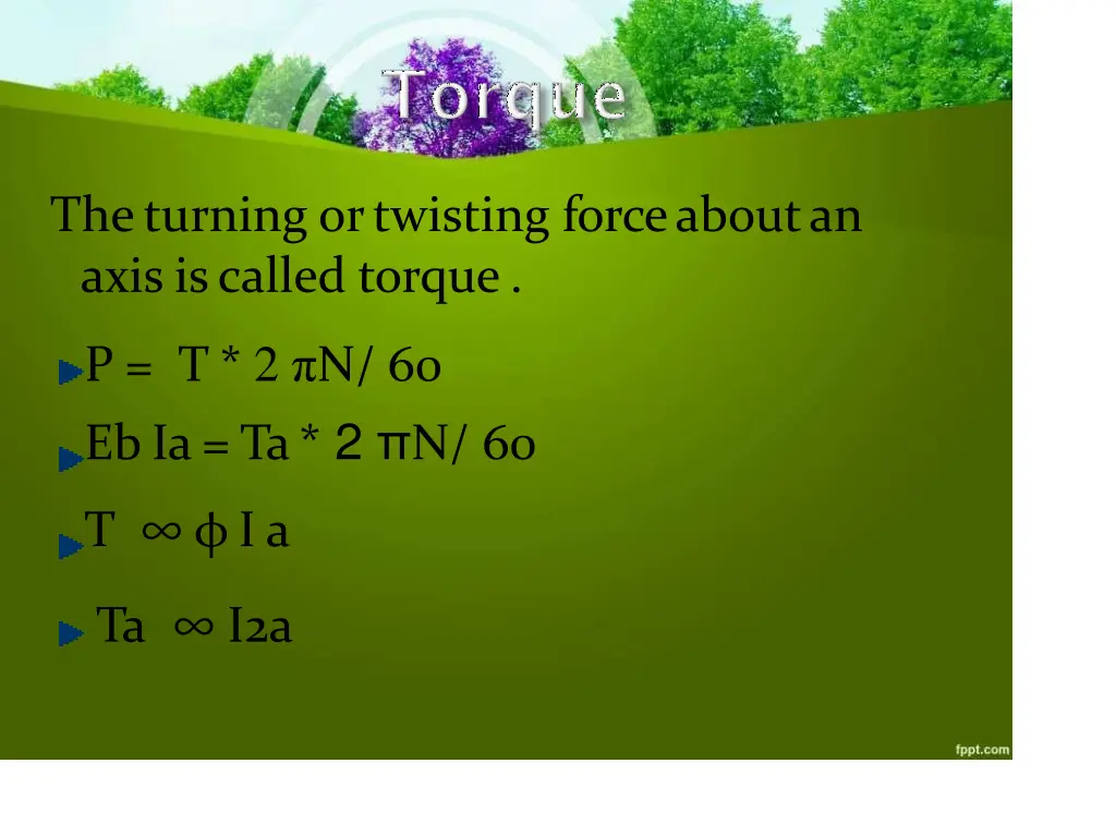theturning ortwisting forceaboutan axis iscalled