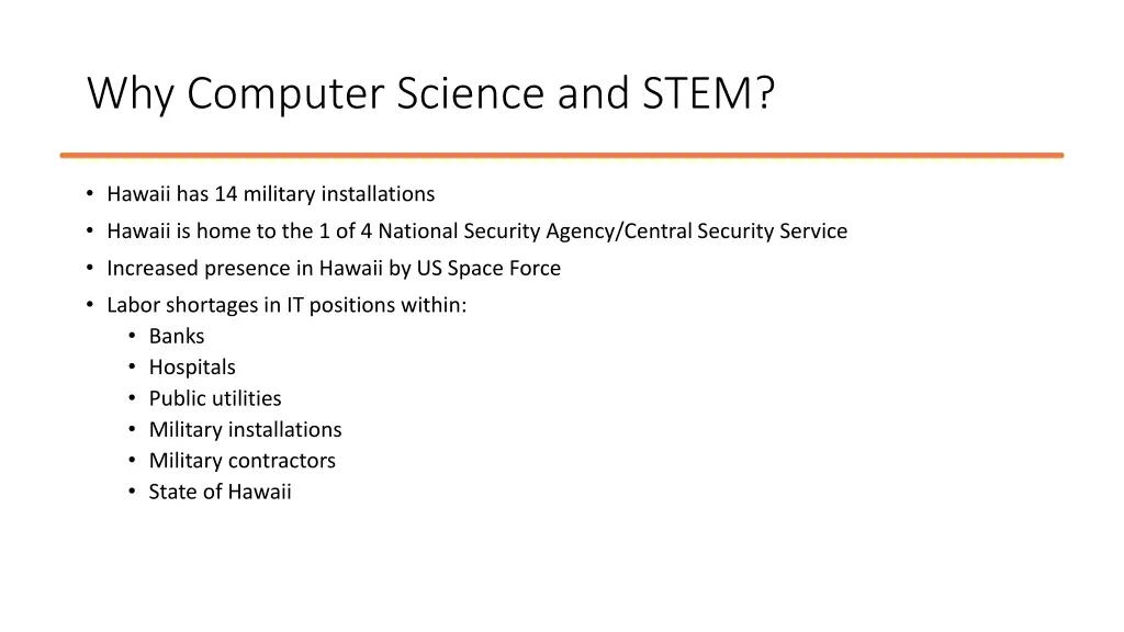 why computer science and stem