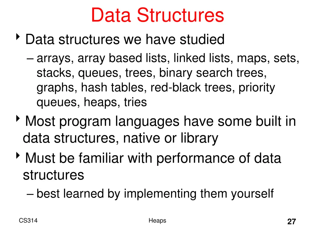 data structures