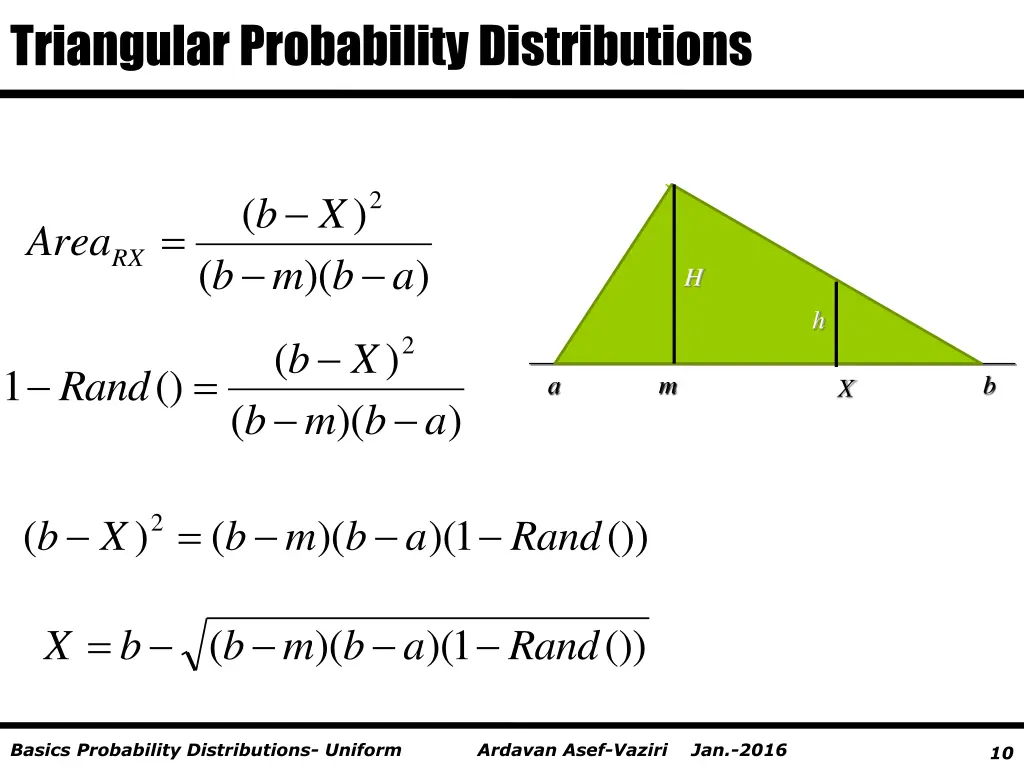 triangular probability distributions 5