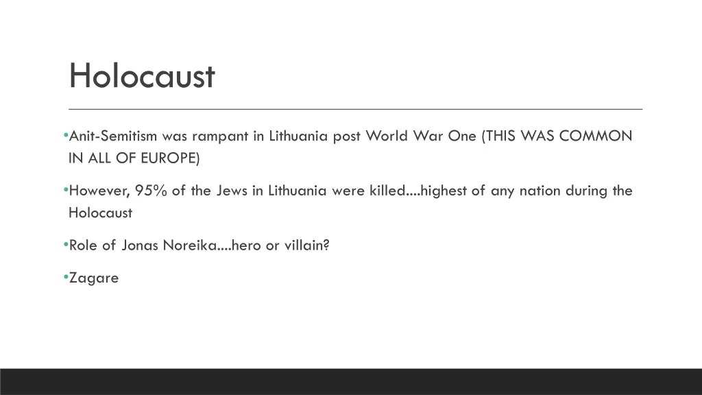 holocaust