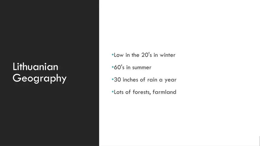 low in the 20 s in winter