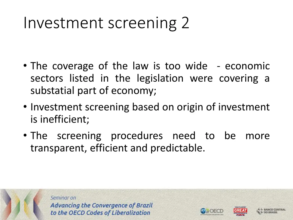 investment screening 2