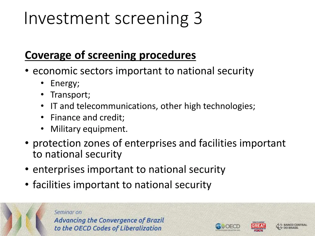 investment screening 3