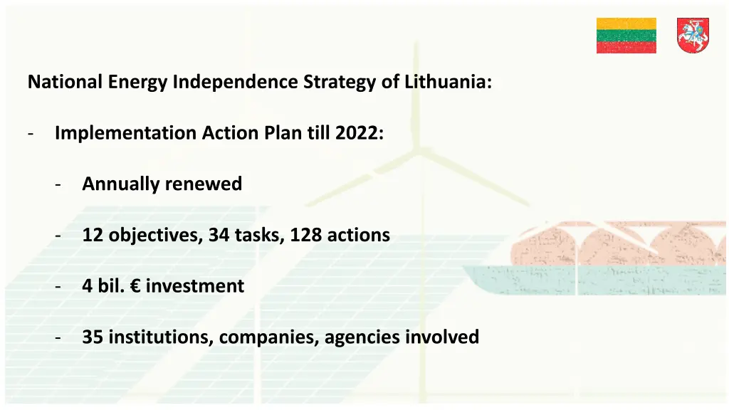 national energy independence strategy of lithuania
