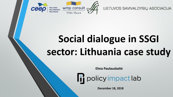social dialogue in ssgi sector lithuania case