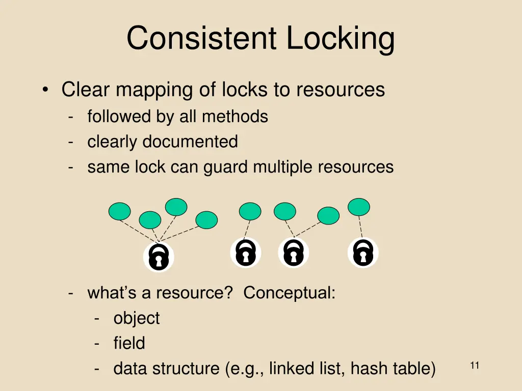 consistent locking