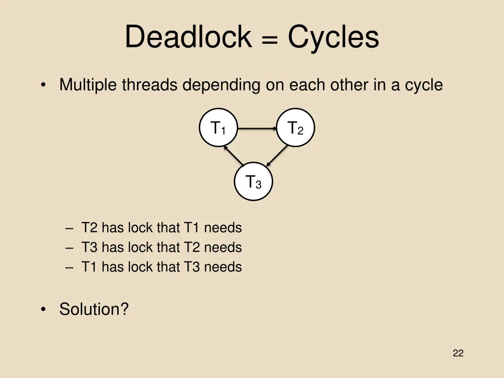 deadlock cycles