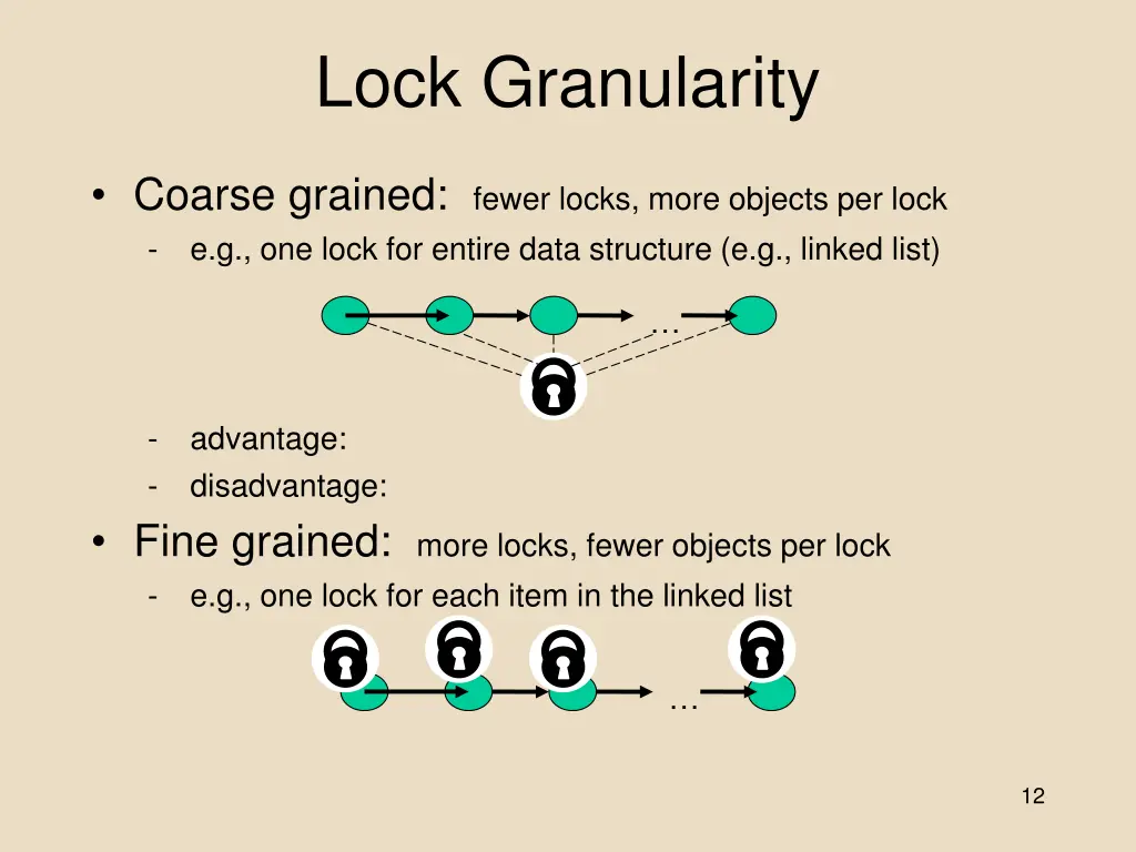 lock granularity