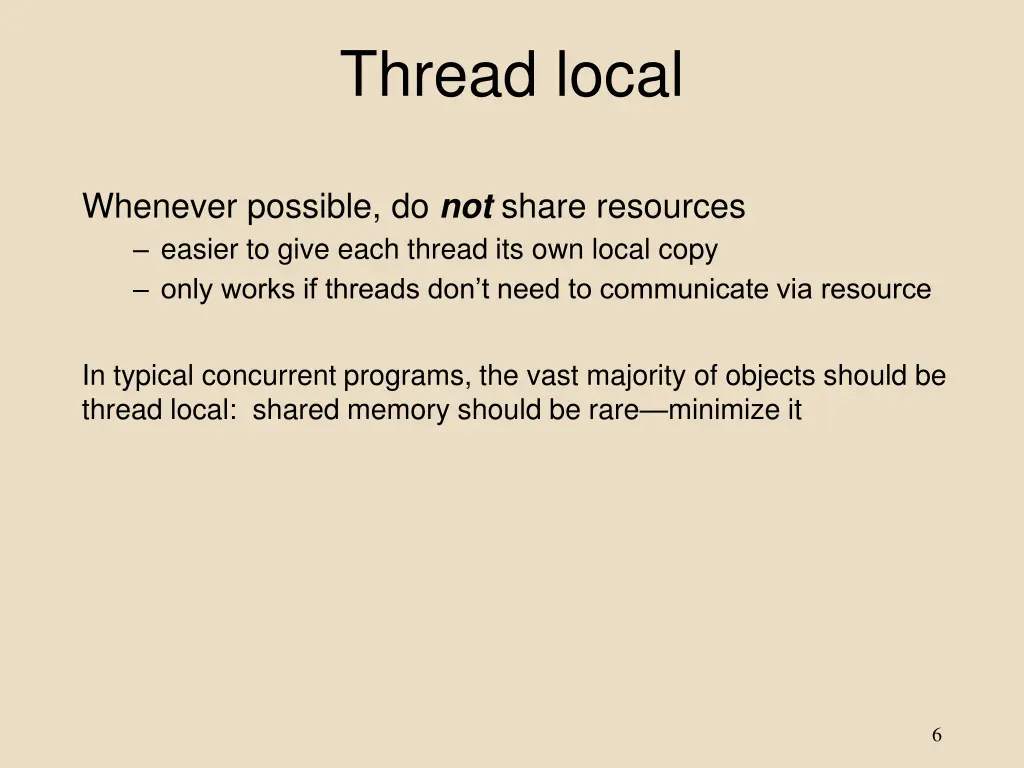 thread local