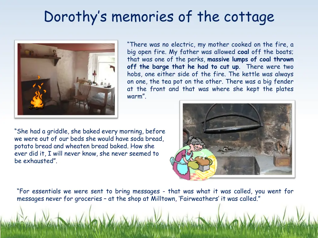 dorothy s memories of the cottage