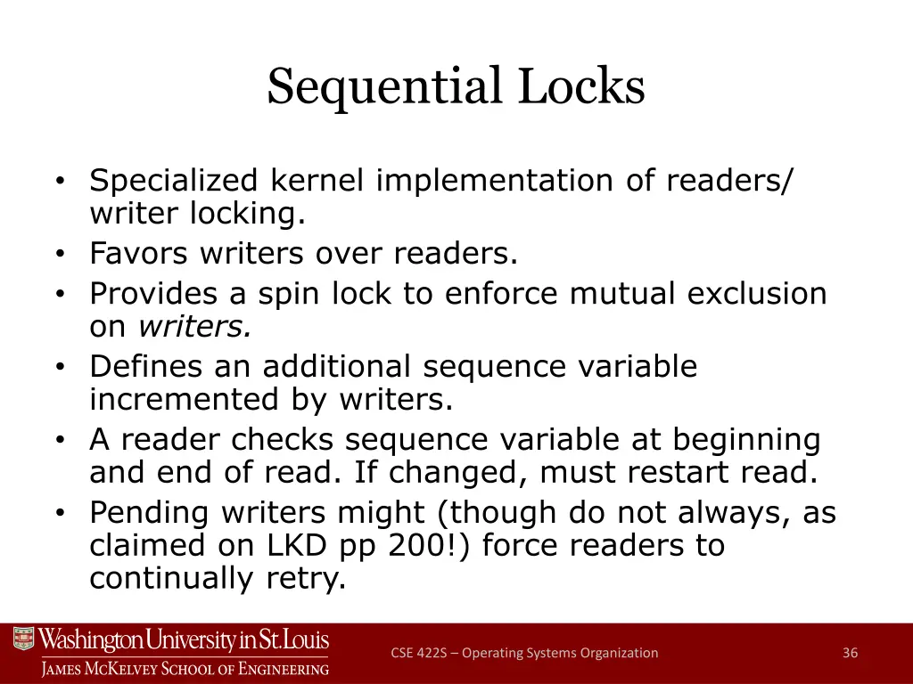 sequential locks