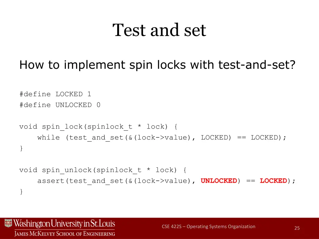 test and set 3