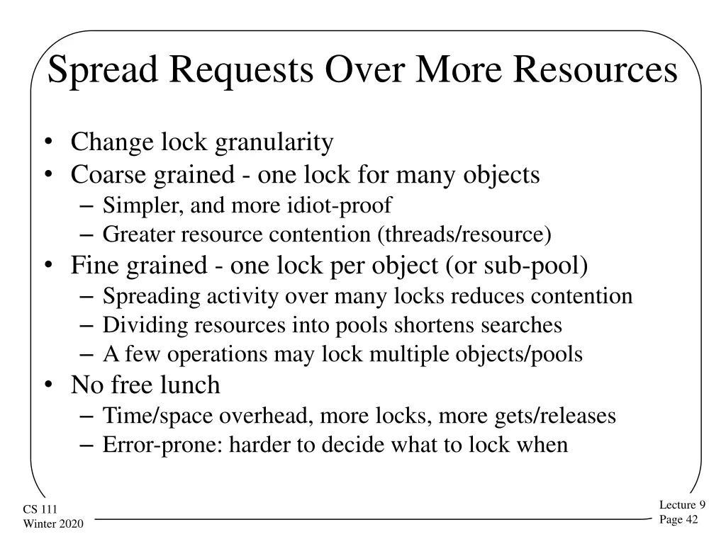 spread requests over more resources