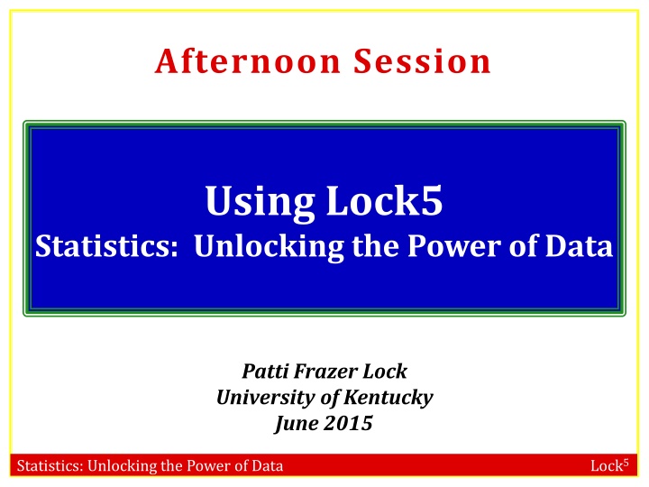 afternoon session