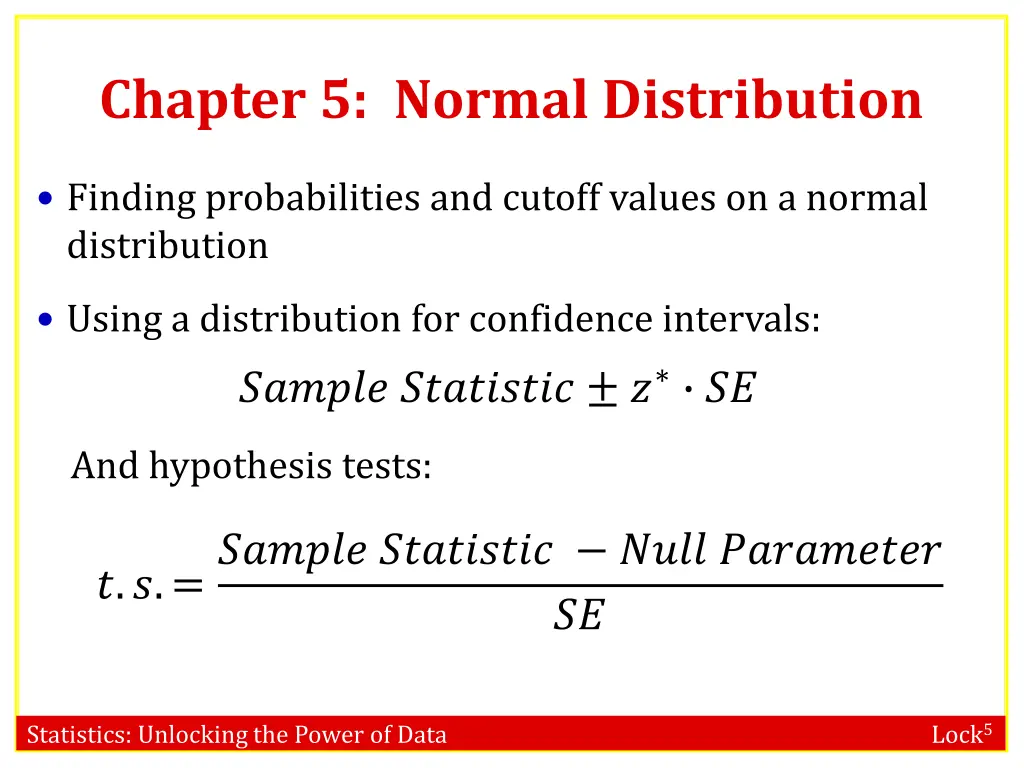 chapter 5 normal distribution