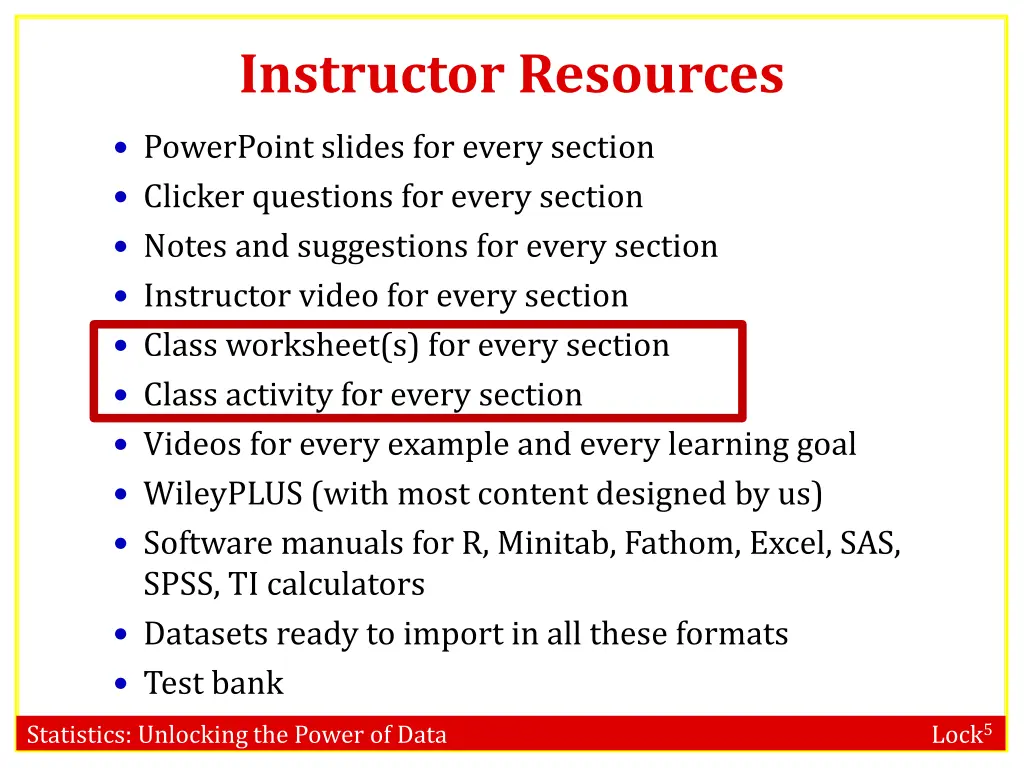 instructor resources 1
