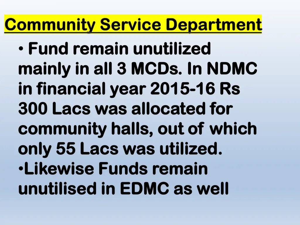 community service department community service