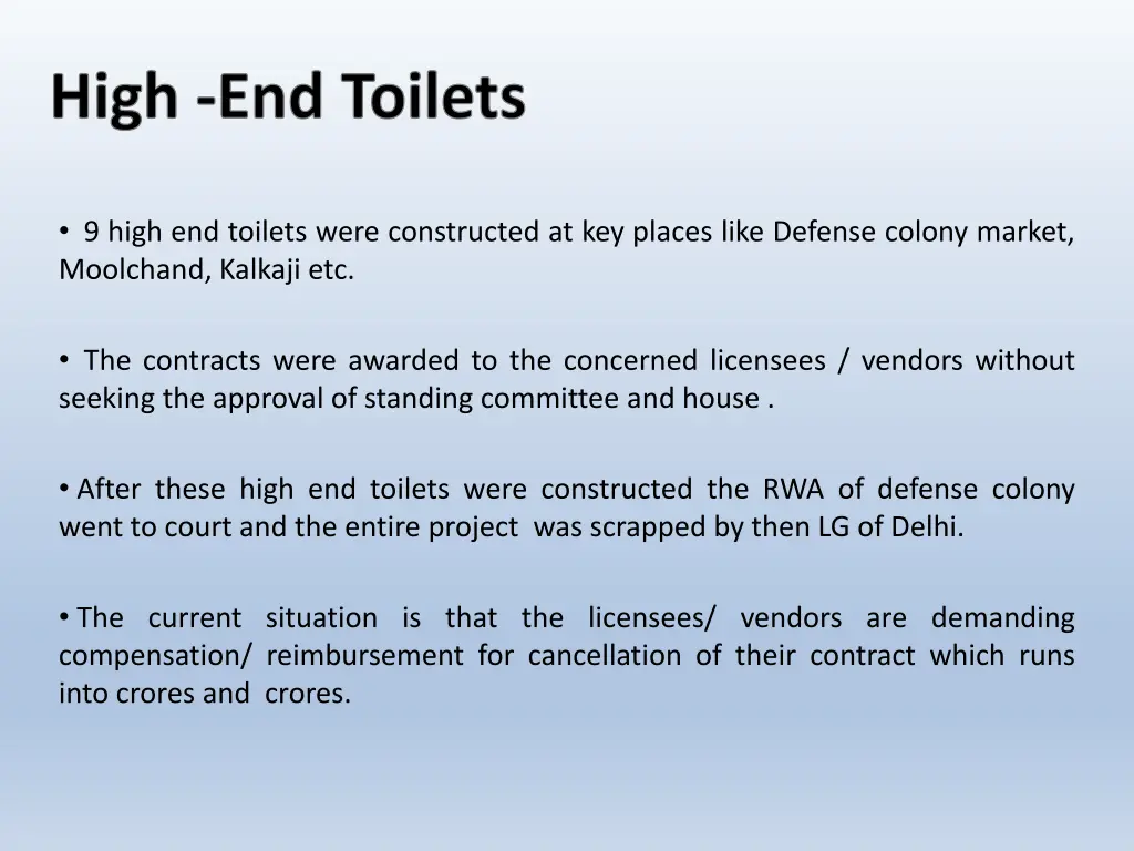 high end toilets