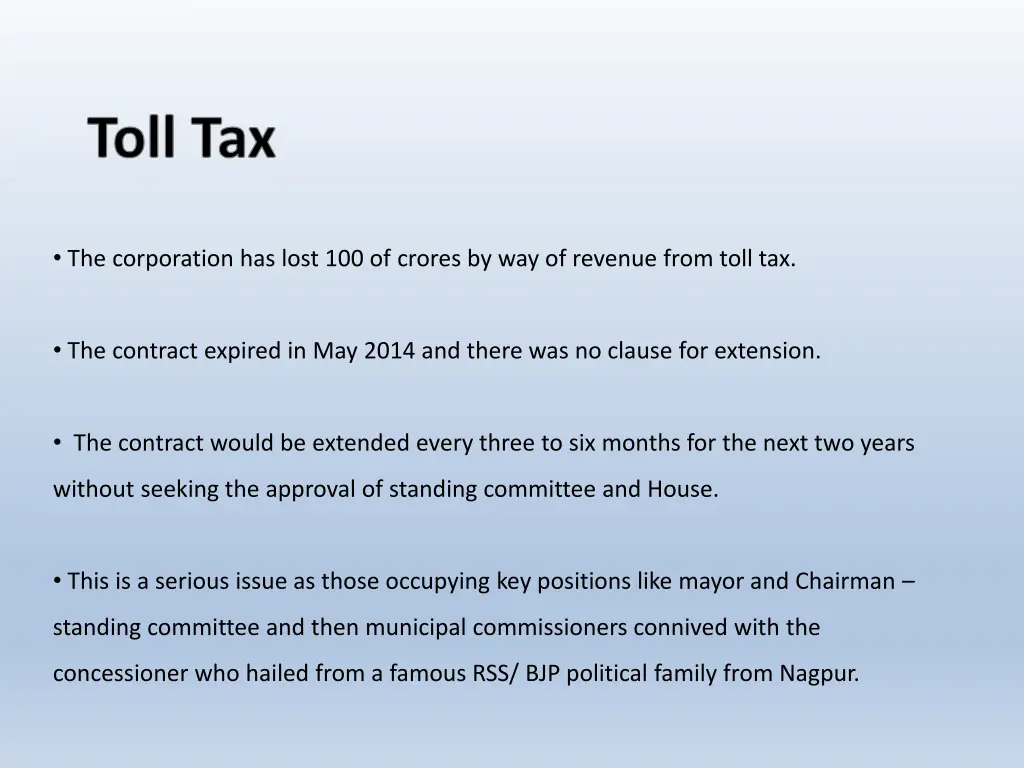 toll tax