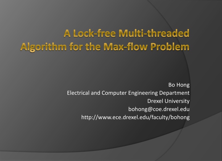 a lock free multi threaded algorithm