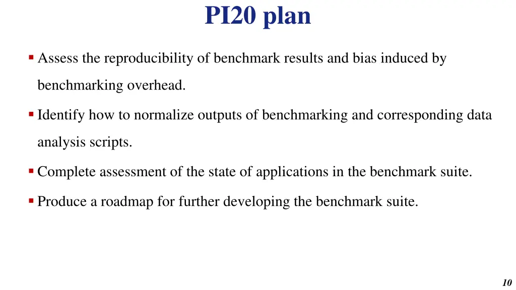 pi20 plan