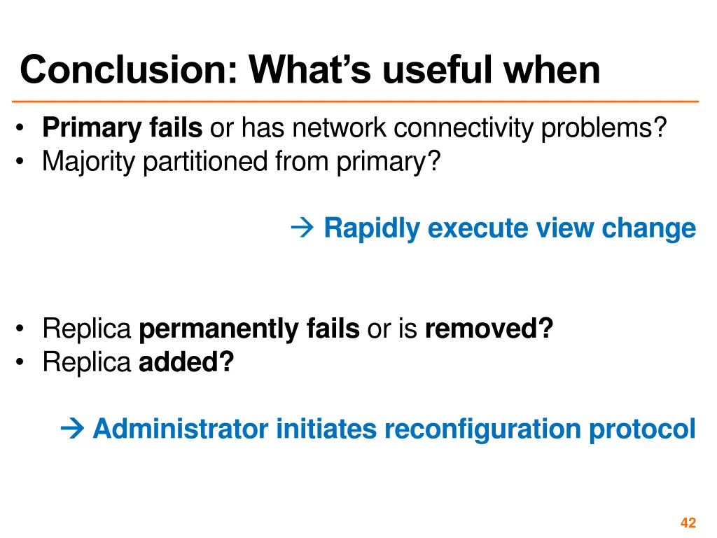 conclusion what s useful when
