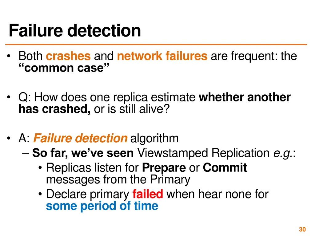 failure detection