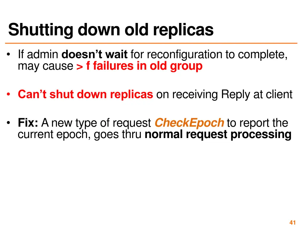 shutting down old replicas