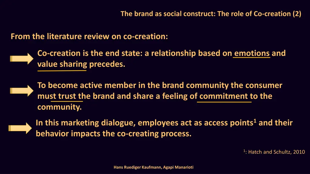 the brand as social construct the role 1