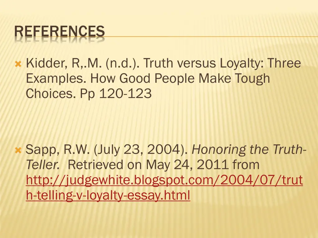 references