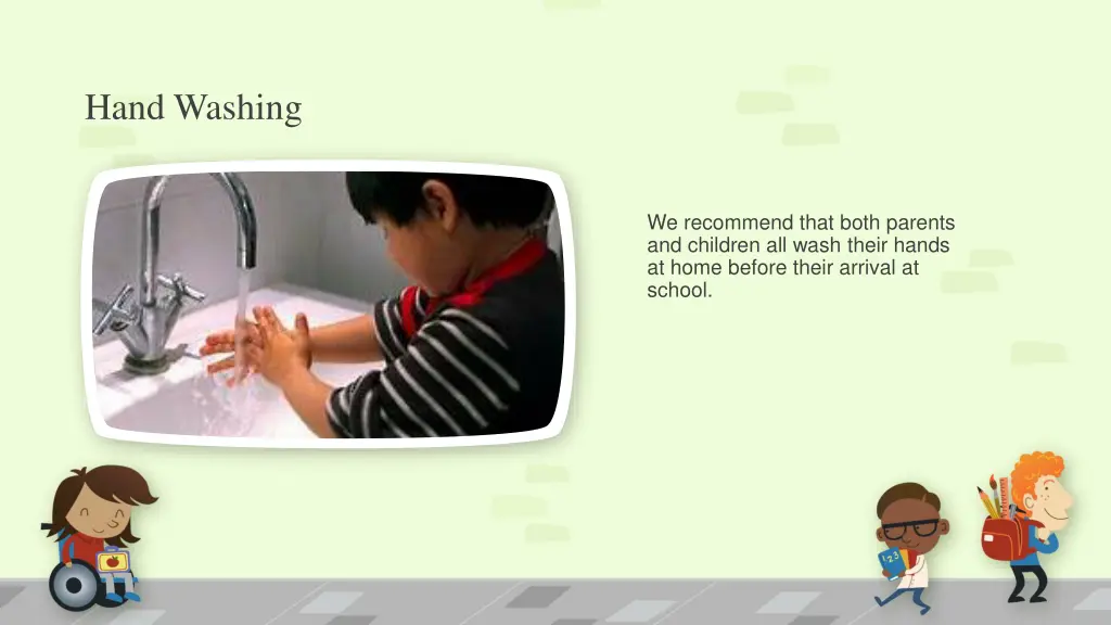hand washing