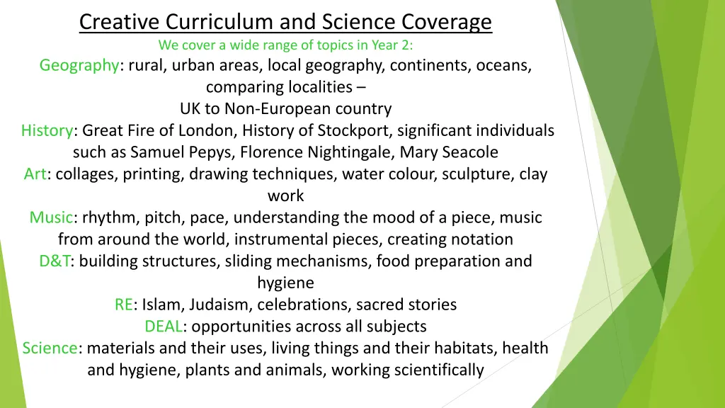 creative curriculum and science coverage we cover